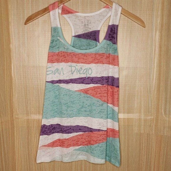 Blue 84 Womens San Diego Razorback Tank Top Small - Picture 1 of 5